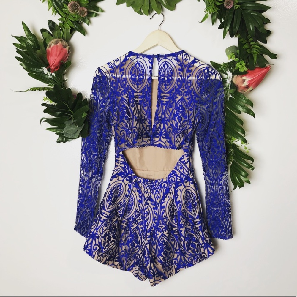 the jetset diaries $248 Sunset Romper in Majorelle - Picture 3 of 6